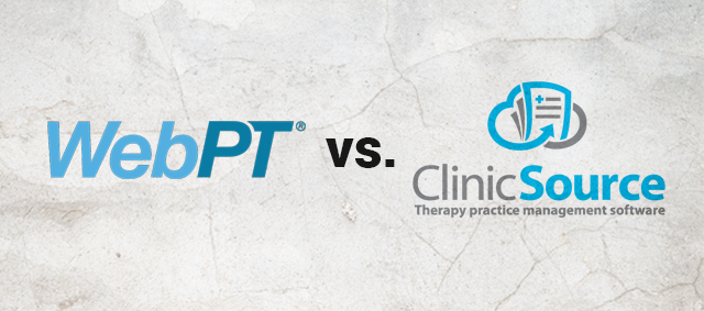 WebPT vs ClinicSource